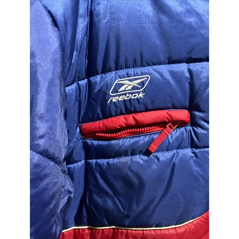 NY Giants Reebok Puffer Jacket Coat Mens Size XL New York Vintage RARE